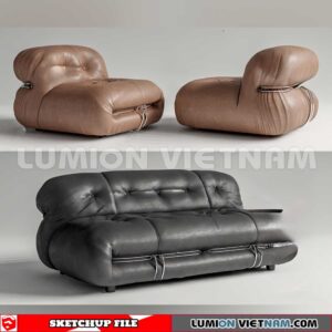 23120. Sofa Sketchup 3D Models