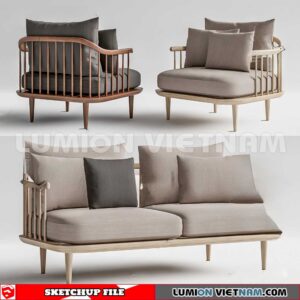 23120. Sofa Sketchup 3D Models