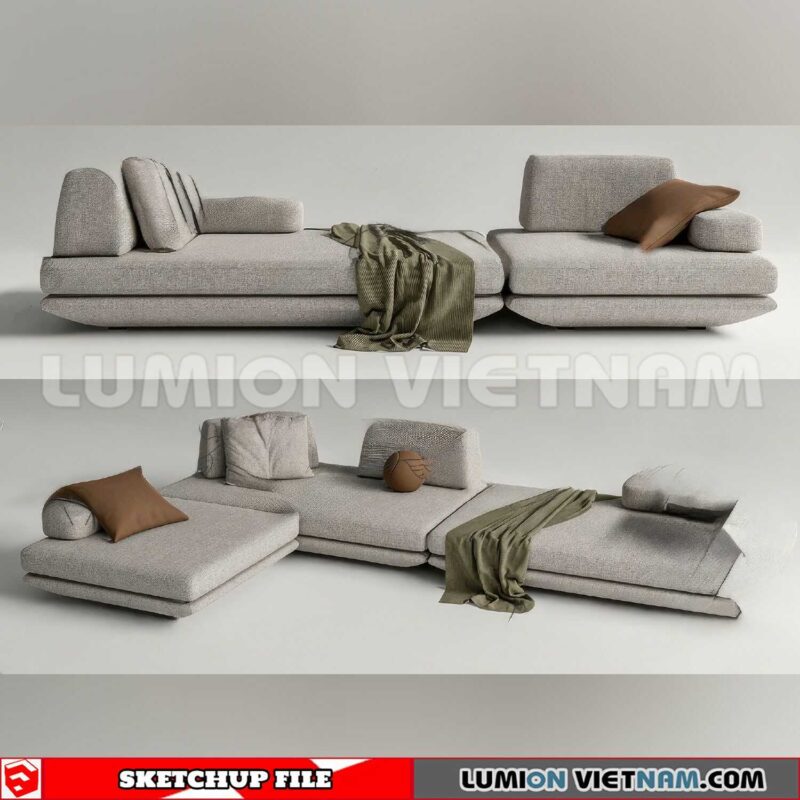 23120. Sofa Sketchup 3D Models