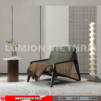 23120. Sofa Sketchup 3D Models