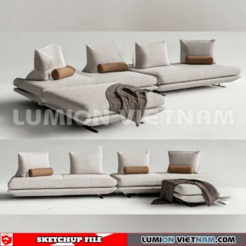 23120. Sofa Sketchup 3D Models