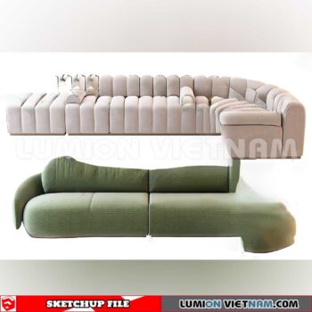 23120. Sofa Sketchup 3D Models