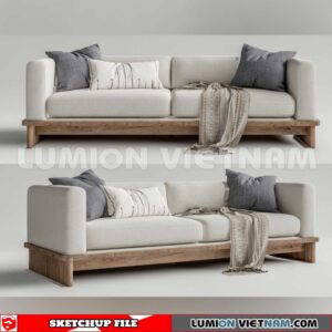23120. Sofa Sketchup 3D Models