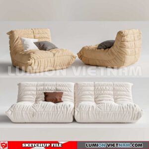 23120. Sofa Sketchup 3D Models