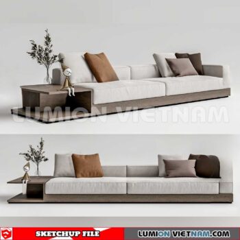 23120. Sofa Sketchup 3D Models