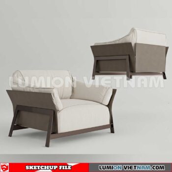 23120. Sofa Sketchup 3D Models