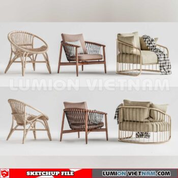 23120. Sofa Sketchup 3D Models