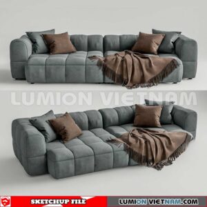 23120. Sofa Sketchup 3D Models