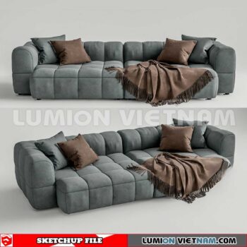 23120. Sofa Sketchup 3D Models