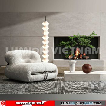 23120. Sofa Sketchup 3D Models