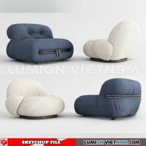 23120. Sofa Sketchup 3D Models