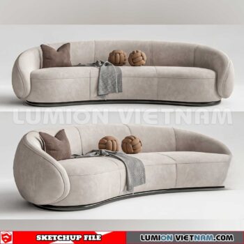23120. Sofa Sketchup 3D Models