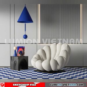 23120. Sofa Sketchup 3D Models
