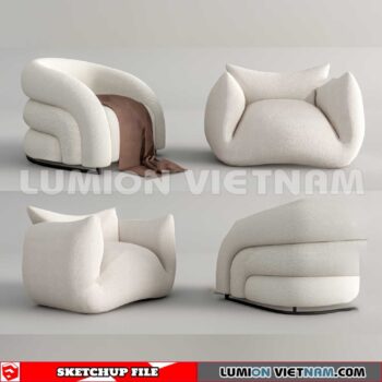 23120. Sofa Sketchup 3D Models