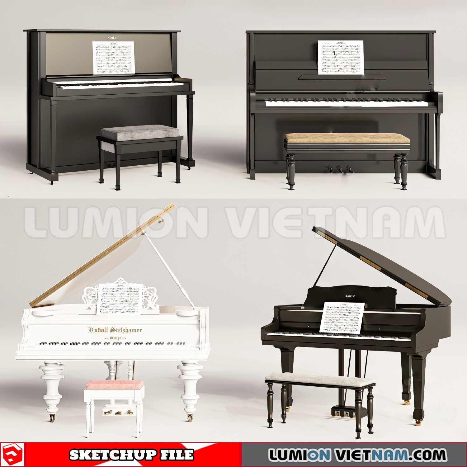 231202-Piano-(14)-Sketchup-Models