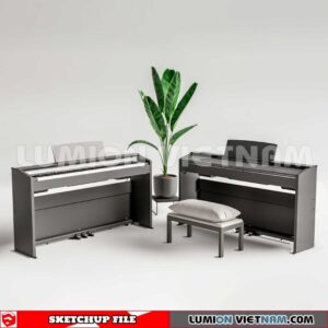 231202. Piano Sketchup 3D Models