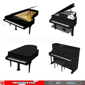 231202. Piano Sketchup 3D Models