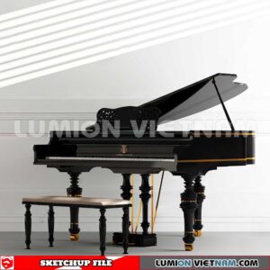 231202. Piano Sketchup 3D Models