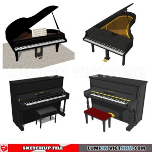 231202. Piano Sketchup 3D Models