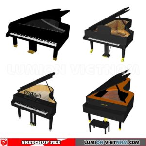 231202. Piano Sketchup 3D Models