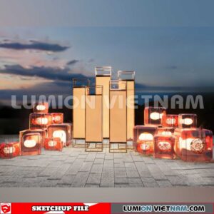 240117. Lunar New Year Decor Sketchup 3D Models