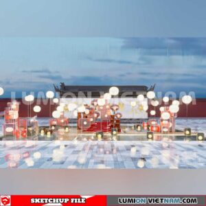 240117. Lunar New Year Decor Sketchup 3D Models