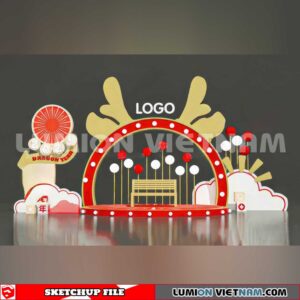 240117. Lunar New Year Decor Sketchup 3D Models