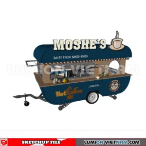 24018. Mobile Sales Vehicle Sketchup 3D Models