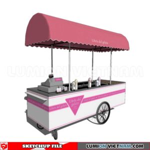 24018. Mobile Sales Vehicle Sketchup 3D Models