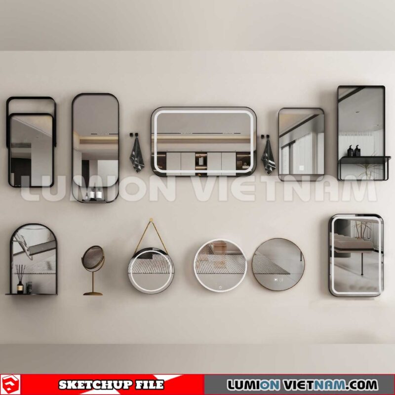 240304. Mirror Sketchup 3D Models