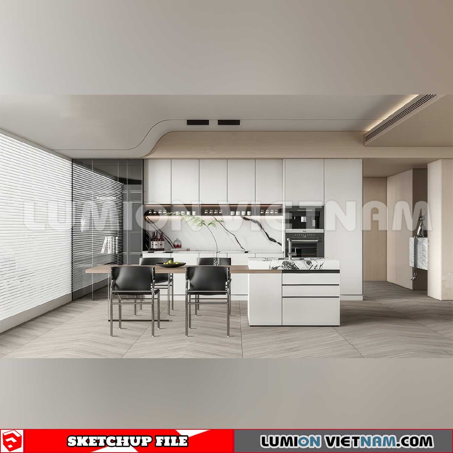 240312-Kitchen-Island-(14)-Sketchup-Models