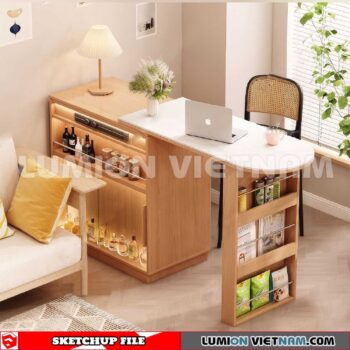 240312. Kitchen Island Sketchup 3D Models