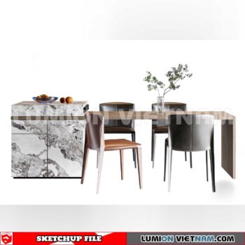 240312. Kitchen Island Sketchup 3D Models