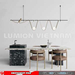 240312. Kitchen Island Sketchup 3D Models