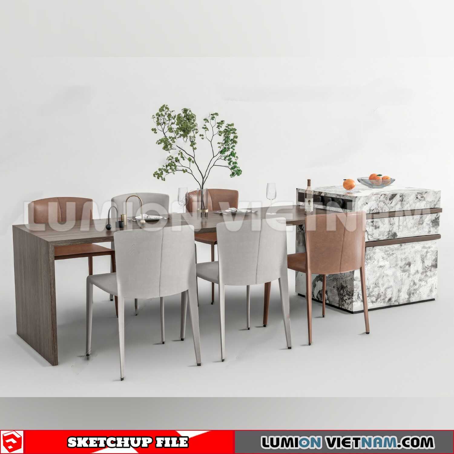 240312-Kitchen-Island-(34)-Sketchup-Models