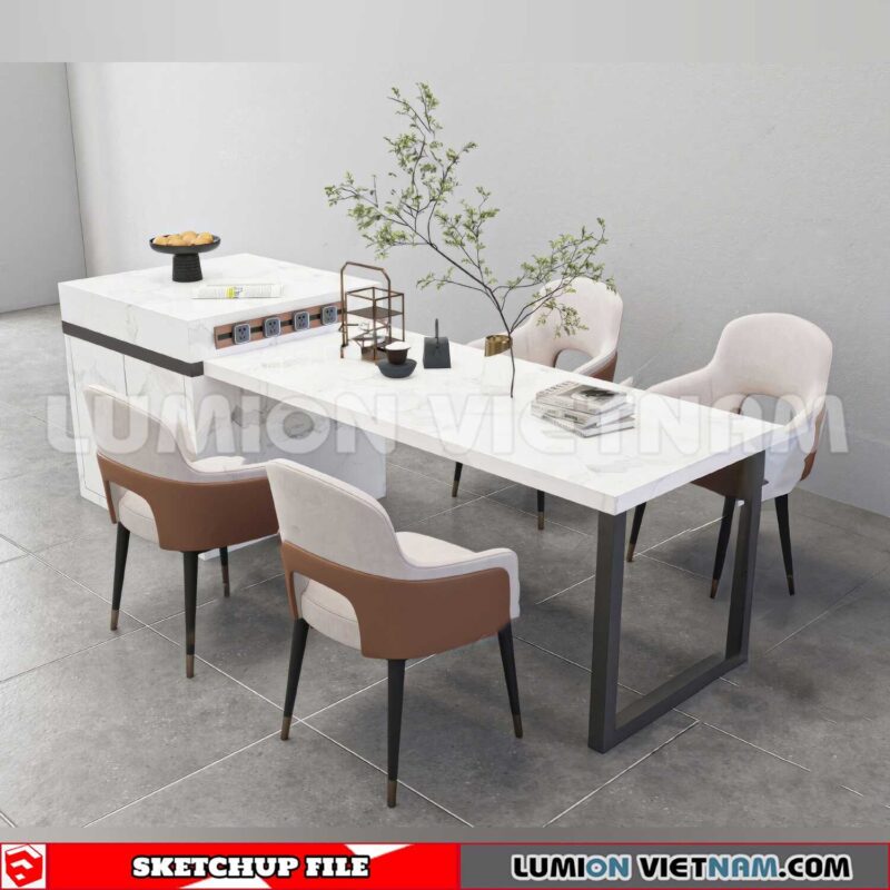 240312. Kitchen Island Sketchup 3D Models