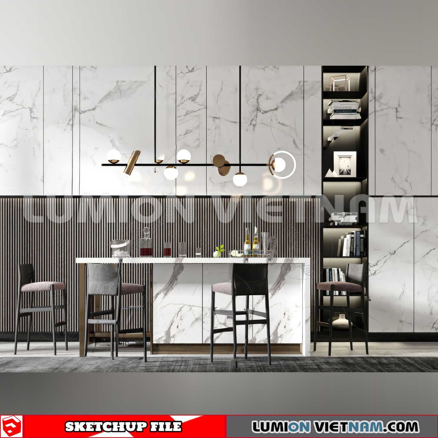 240312-Kitchen-Island-(42)-Sketchup-Models