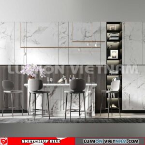 240312. Kitchen Island Sketchup 3D Models