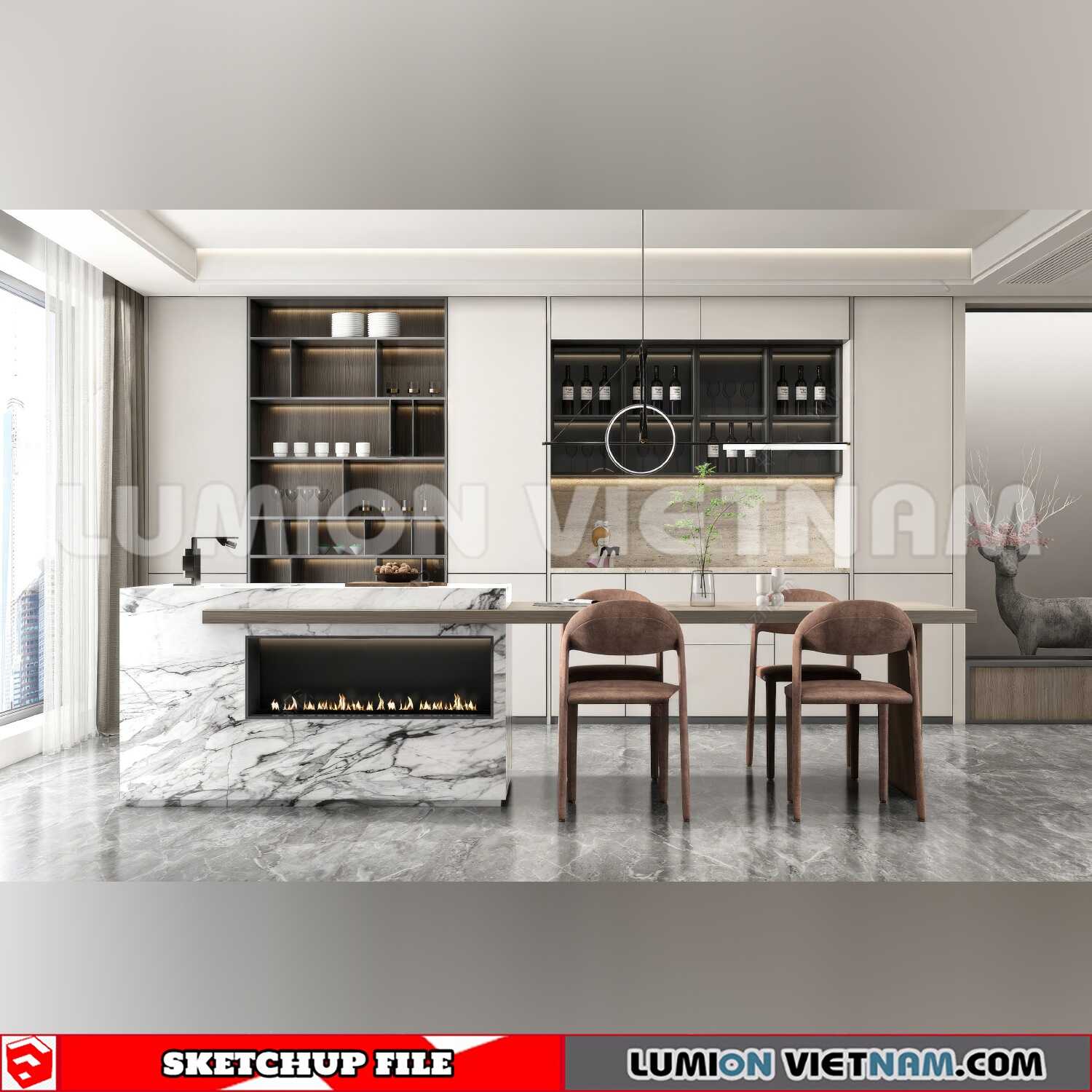 240312-Kitchen-Island-(69)-Sketchup-Models