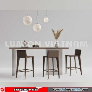 240312. Kitchen Island Sketchup 3D Models