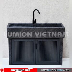 240704. Washbasin 3D Sketchup Models