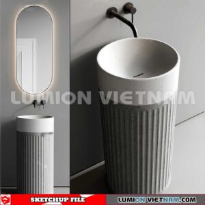 240704. Washbasin 3D Sketchup Models