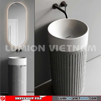 240704. Washbasin 3D Sketchup Models