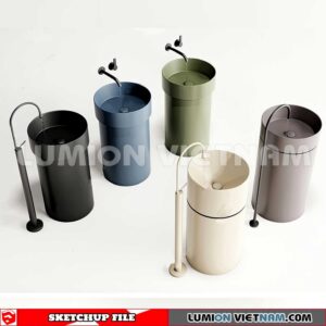 240704. Washbasin 3D Sketchup Models