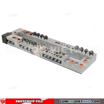 240717. Buffet Counter Sketchup 3D Models