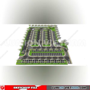 240809. Parking Lot Sketchup Exterior 3D Models