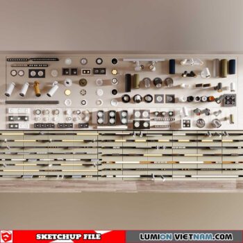 240918. Spotlight Sketchup 3D Models