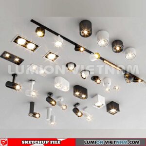240918. Spotlight Sketchup 3D Models