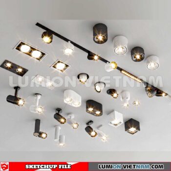 240918. Spotlight Sketchup 3D Models