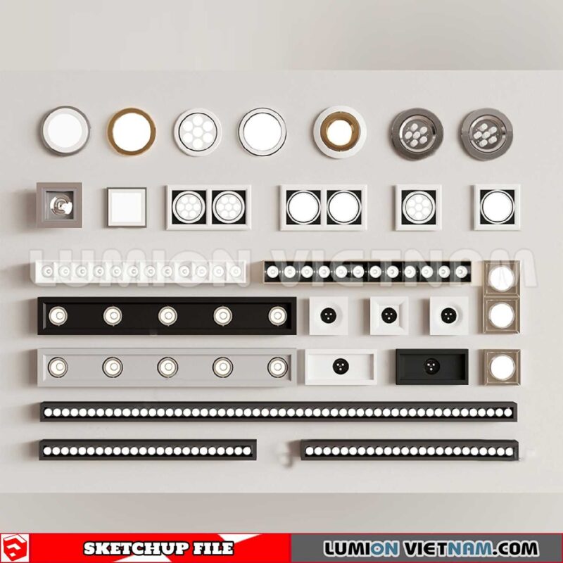 240918. Spotlight Sketchup 3D Models